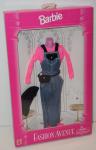 Mattel - Barbie - Fashion Avenue - Denim Overalls and Pink Lace Top - Tenue
